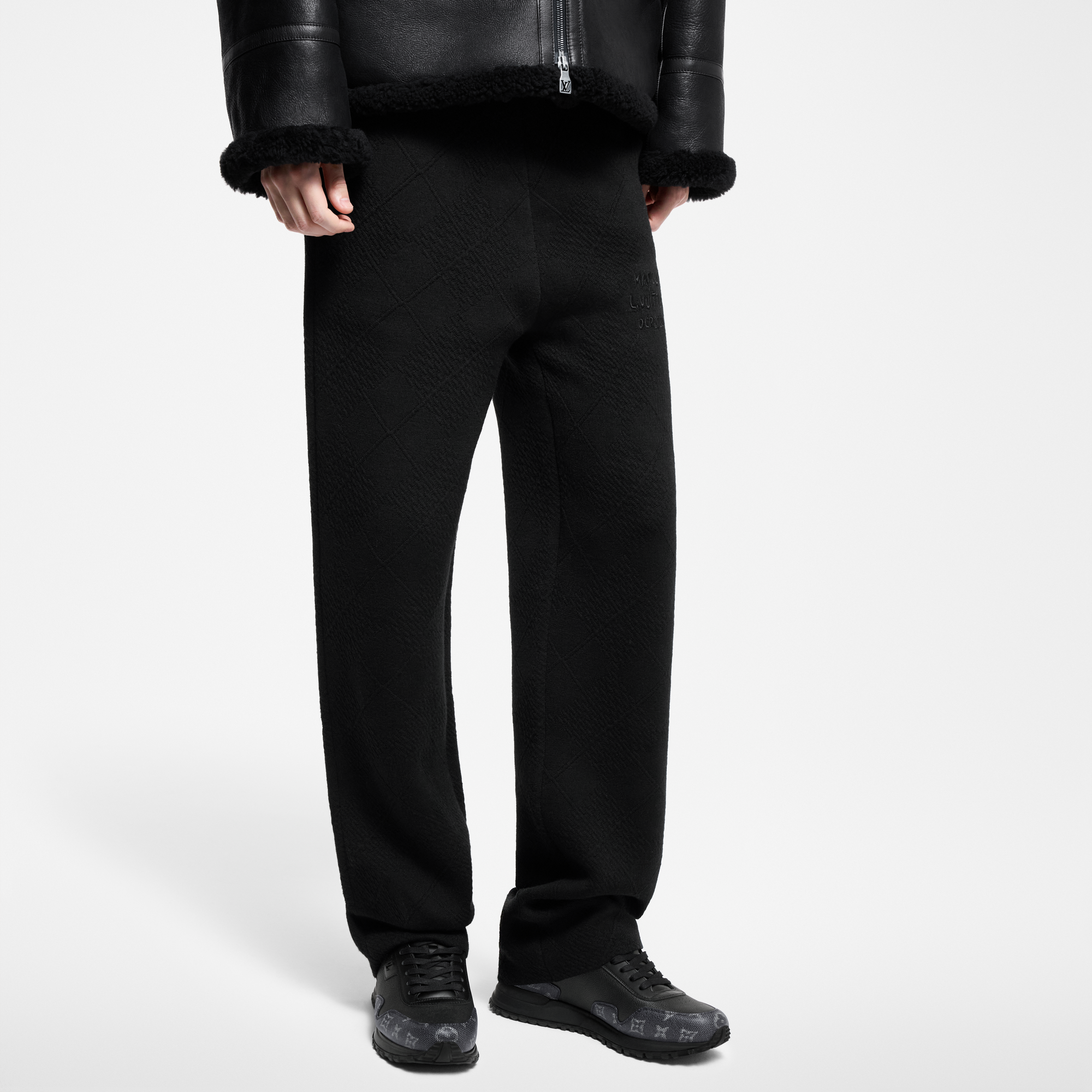 Textured Knit Wool-Blend Jogpants  in Men's Ready-to-Wear All Ready-to-Wear collections by Louis Vuitton (Product zoom)